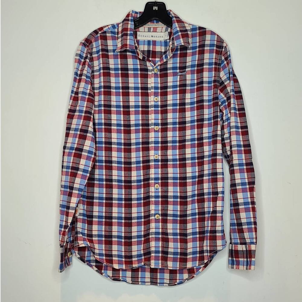 Normal Brand Budweiser long sleeve button down shirt - small